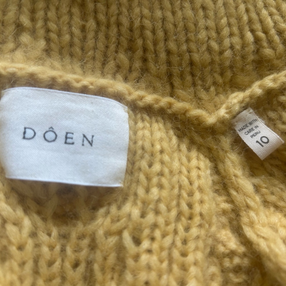 Doen Rive Cardigan in Chamomile NWOT - Picture 3 of 7